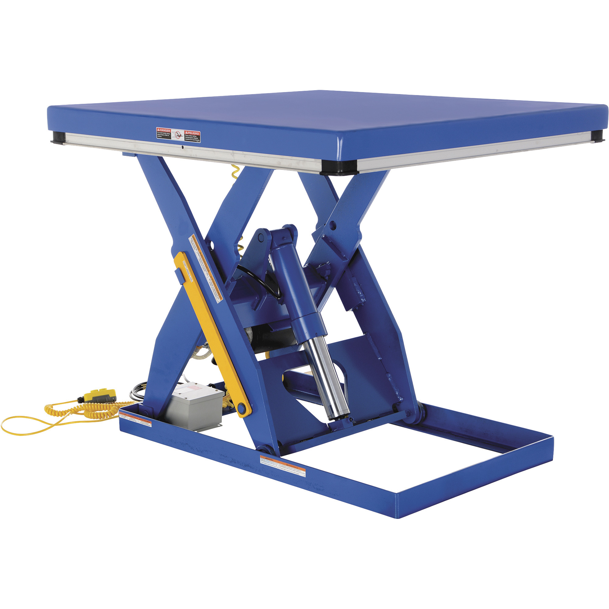 Vestil Hydraulic Lift Table - 3,000-Lb. Capacity, 48in. x 48in., 2 HP, 460V, Model# EHLT-4848-3-43